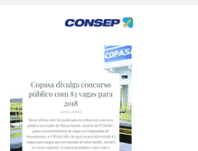 Tablet Screenshot of consep.com.br