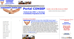 Desktop Screenshot of consep.org.br