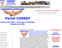 Tablet Screenshot of consep.org.br